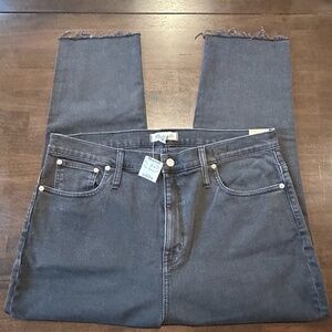 Women's Madewell High Rise Slim Crop Boyjean